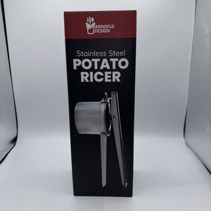 Potato Ricer Heavy Duty Stainless Steel Mindful Design Potato Masher Baby NEW